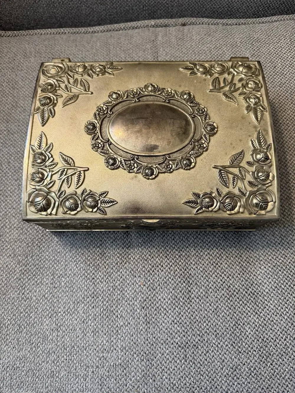 godinger silver plated jewelry box